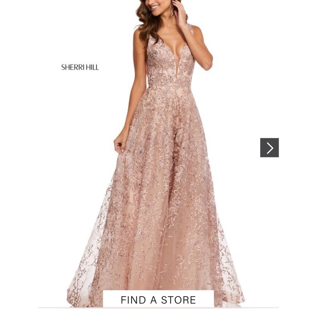 💗💗Sherri Hill blush prom dress❤️❤️